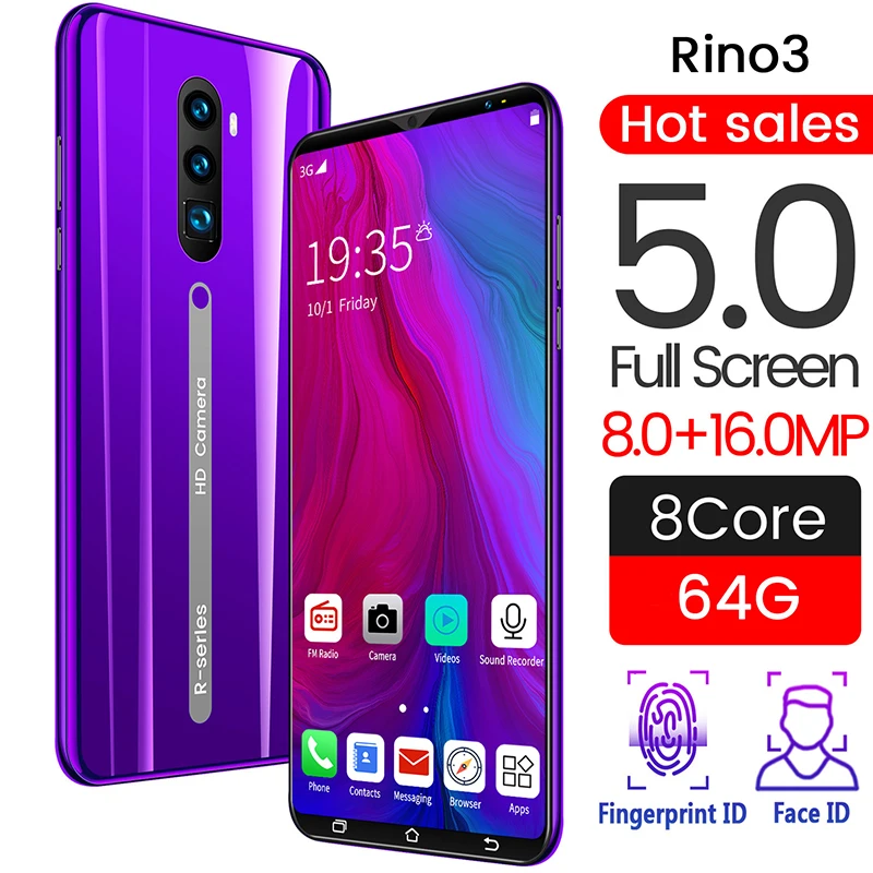 rino3 pro full large-screen 5.72 inch mobile phone