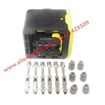 

5 Sets 6 Pin Female Automotive Connector Waterproof Electrical Wire Plug For Auto Truck