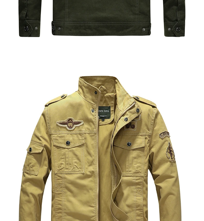 M-6XL большой Размеры хлопковая куртка в стиле милитари Для мужчин 2019 осень-зима MA-1 Стиль армейские куртки мужские брендовые Slothing мужские