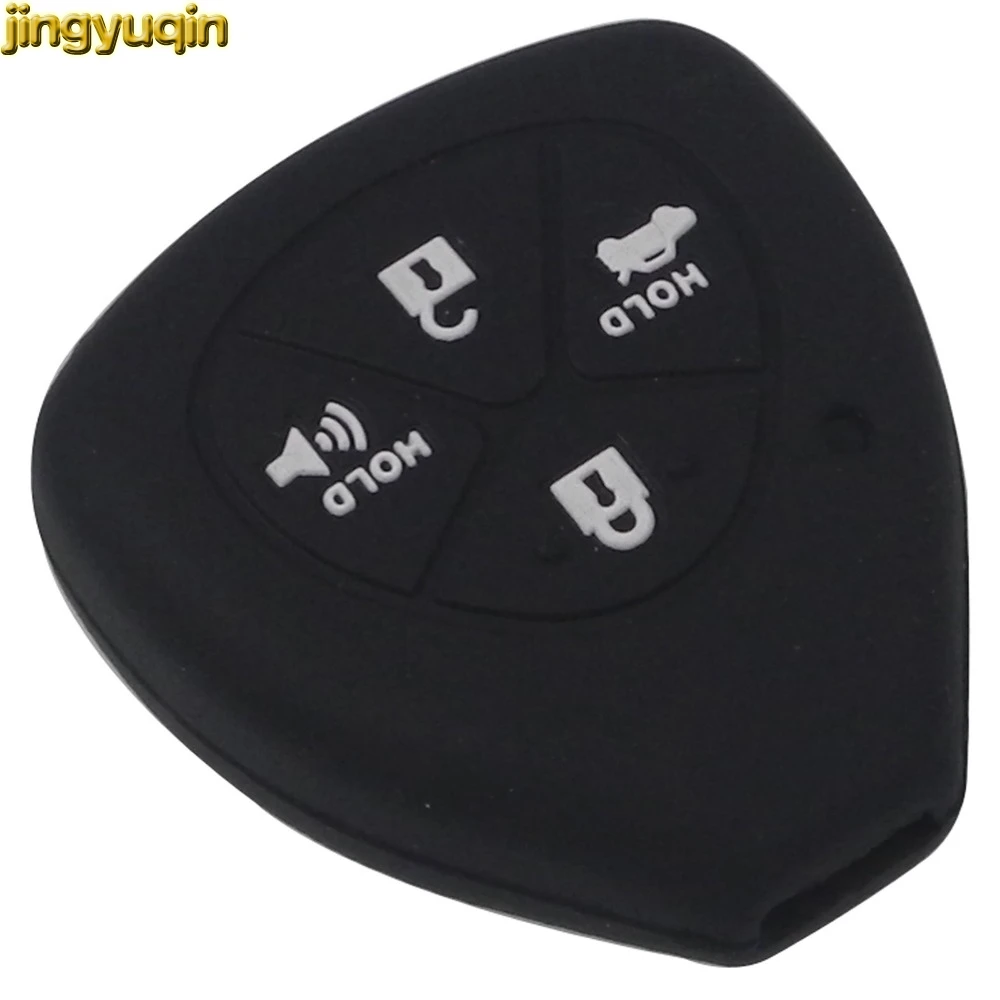 Jingyuqin силиконовый чехол для дистанционного ключа автомобиля TOYOTA Corolla Hilux Vitz Rav4 Aqua