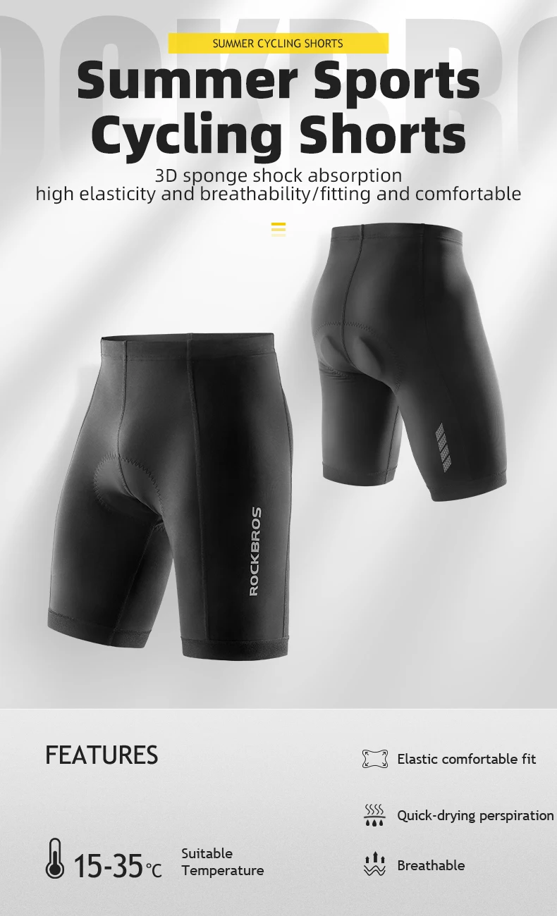 Summer Cycling Shorts 3D Gel Pad Shockproof Pro Ciclismo Shorts MTB Road Cycling