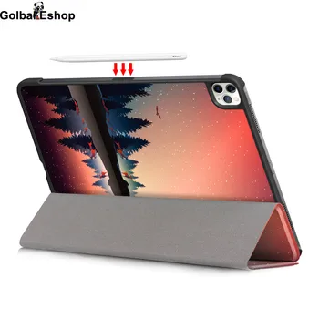 

Smart Tablet Case For iPad Pro 11'' 2020 Funda Magnetic Folding Cover For iPad Pro 11 inch 2020 Auto Sleep Wake+Screen Protector