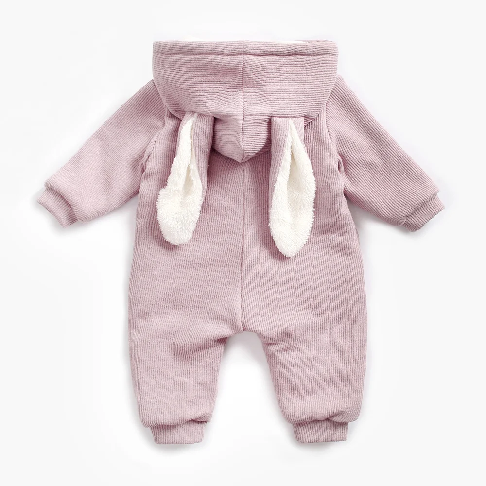 Sanlutoz Warm Winter Baby Rompers Toddler Kids Jumpsuits Clothing Cute Animal Hooded