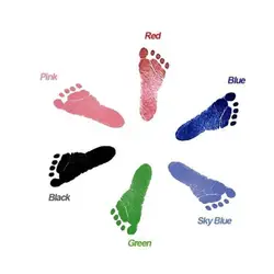 Coffre fort Non Toxique Bébé Empreintes Empreinte de La Main Sans Peau Sans Encre Nouveau Né Pet Mois Pour 0 6 Impressions D'encre Patte tapis Chien Souvenir Kits Q4F0 