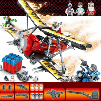 

Toys For Children Survival Eat Chicken Glider Model Kits Boys Diy Educational Assembled Building Blocks Bricks Kids Gift New T04