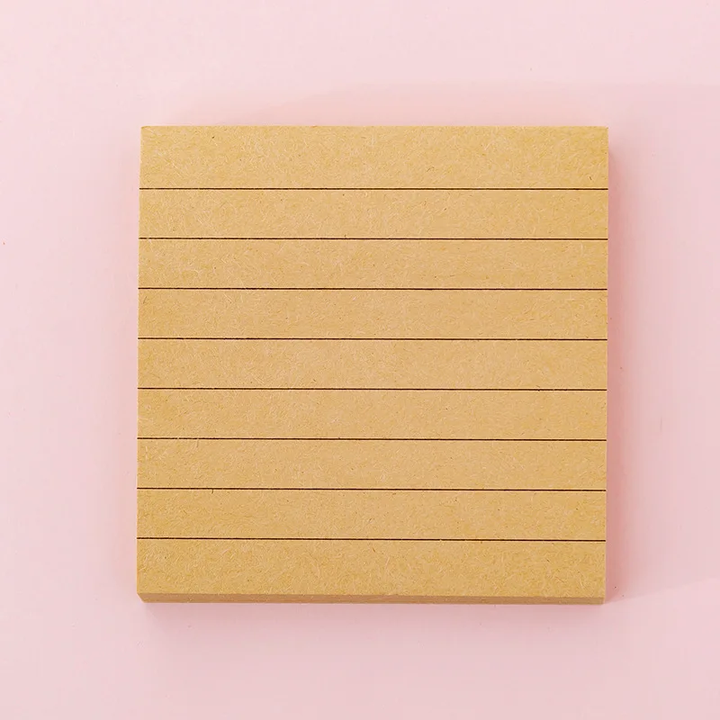 80 страниц сплошной цвет лист блокнот офисный канцелярский Декор Kawaii Sticky Notes блок стикер Закладка почтовый маркер Материал Bts - Цвет: yellow lines