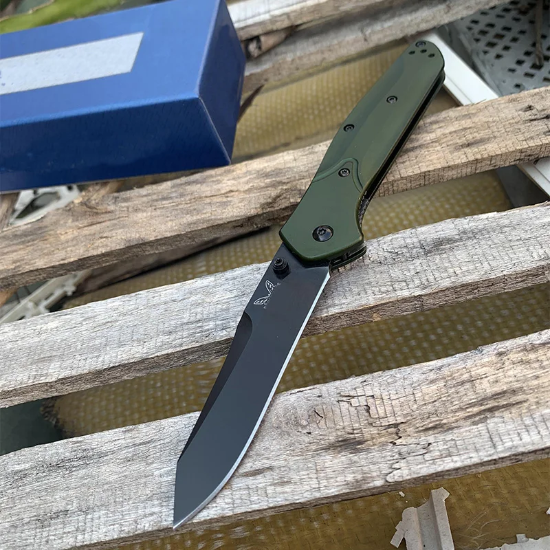 C Green handle Бабочка BM 940 походный карманный нож S30V авиационный алюминий+ титановый сплав Цвет Киль ручка кемпинг тактический складной нож - Цвет: C Green handle