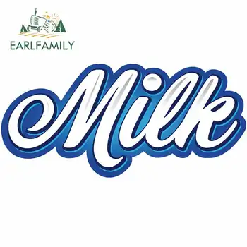 

EARLFAMILY 13cm x 6.3cm For Milk 3D Waterproof Surfboard Motorcycle High Quality Car Stickers Decoration Vinyl Decal