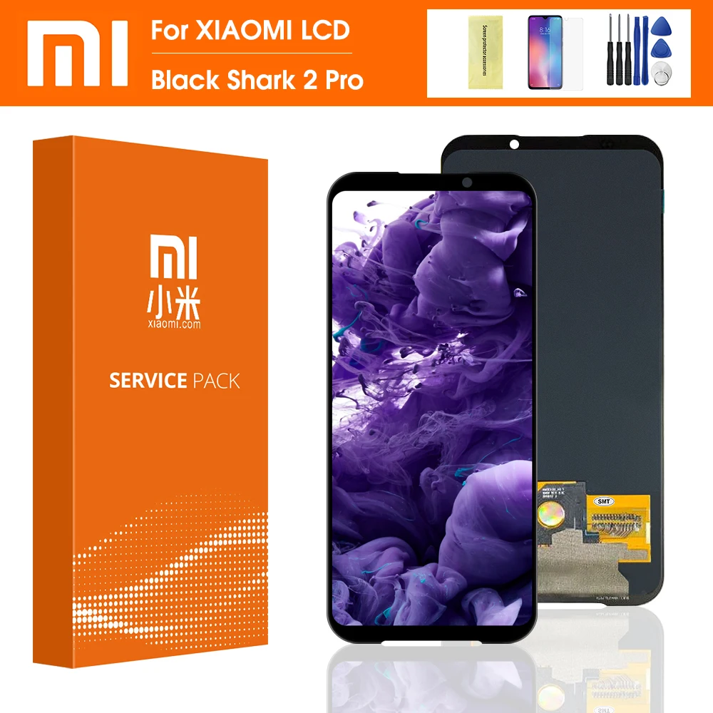 ЖК-дисплей 6 39 &quotSuper Amoled для Xiaomi Black Shark 2 Pro DLT-A0 ЖК-экран и сенсорный дигитайзер