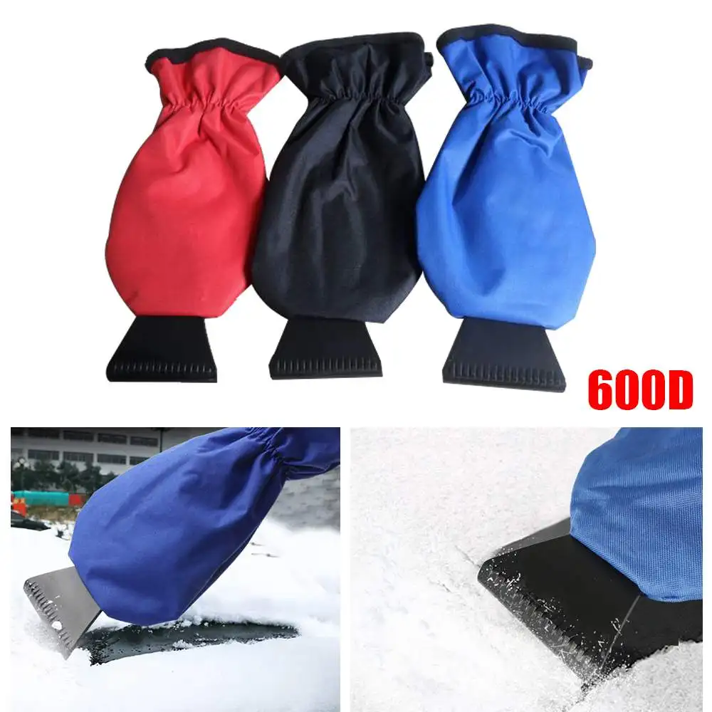 Перчатки для снежной погоды в автомобиле, скребки, водонепроницаемые, для лобового стекла, для снежной лопаты, инструмент для сохранения тепла, ткань Оксфорд, для удаления снега