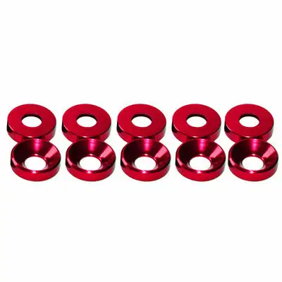20pcs M2 M3 M4 M5 M6 Aluminum Colourful Anodized Countersunk Head Bolt Washers Gasket Red/Grey/deep Blue/Black/purple - Image 9