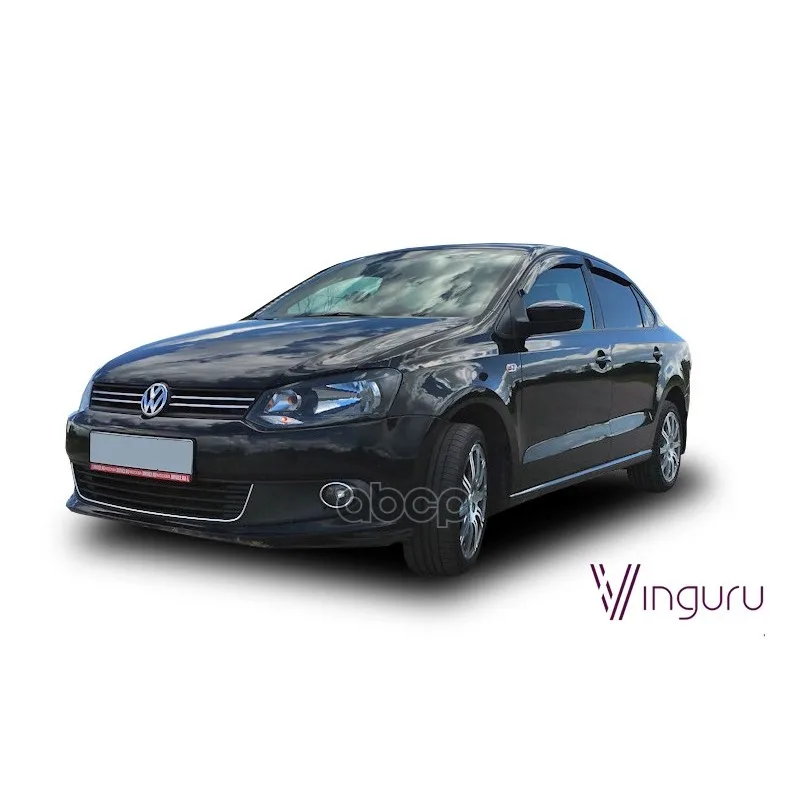 Дефлекторы Окон Vinguru Volkswagen Polo 2010- Сед. К-Т 4 Шт., Литьев.Полик-Нат Vinguru Afv31510 Vinguru арт. AFV31510