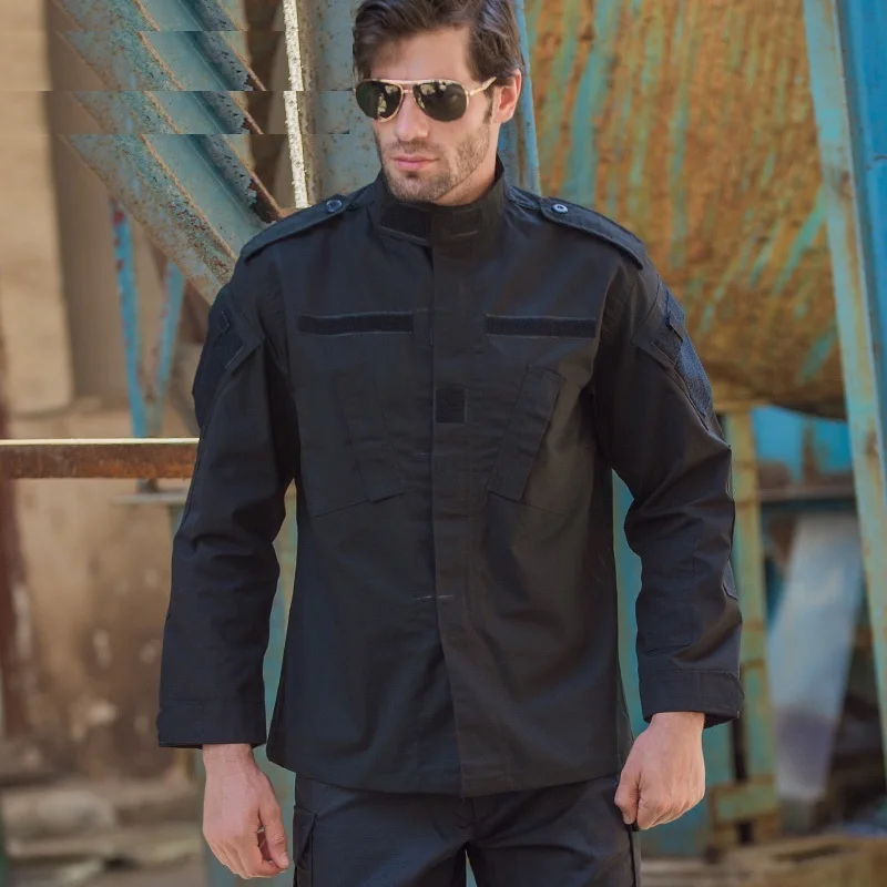 Tactical Suit Army Black Military Uniform Combat Dress Special Forces ACU Military Uniform