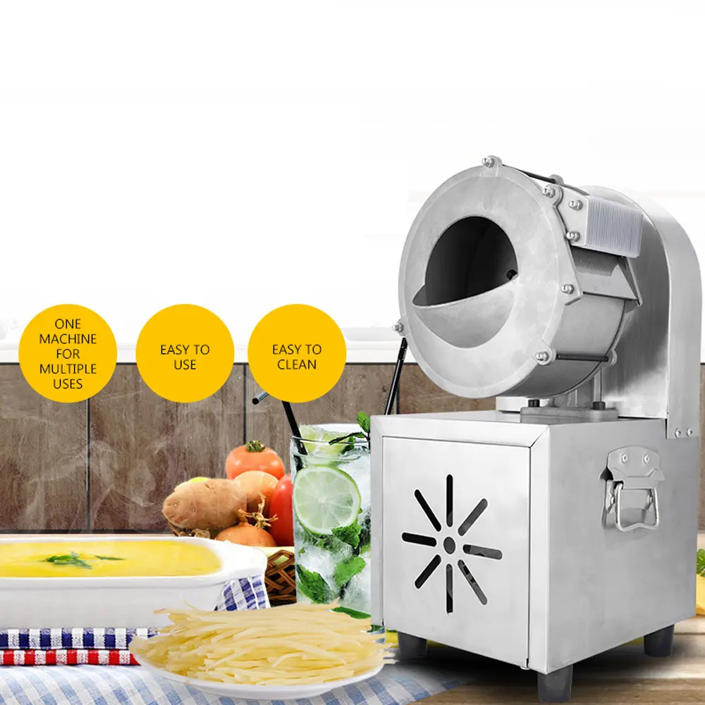 Electric Vegetable Dicer and Slicer Machine Commercial Vegetable Chopper  Dicing Machine Automatic Potato Onion Slicing Cube