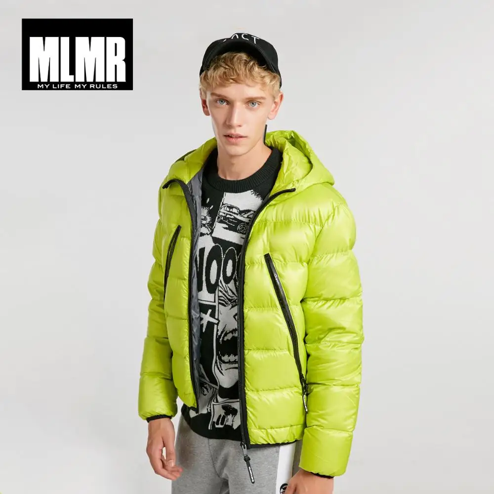 Goede Jackjones Mannen Winter Toevallige Heldere Kleur Hooded Down Jacket 218412520