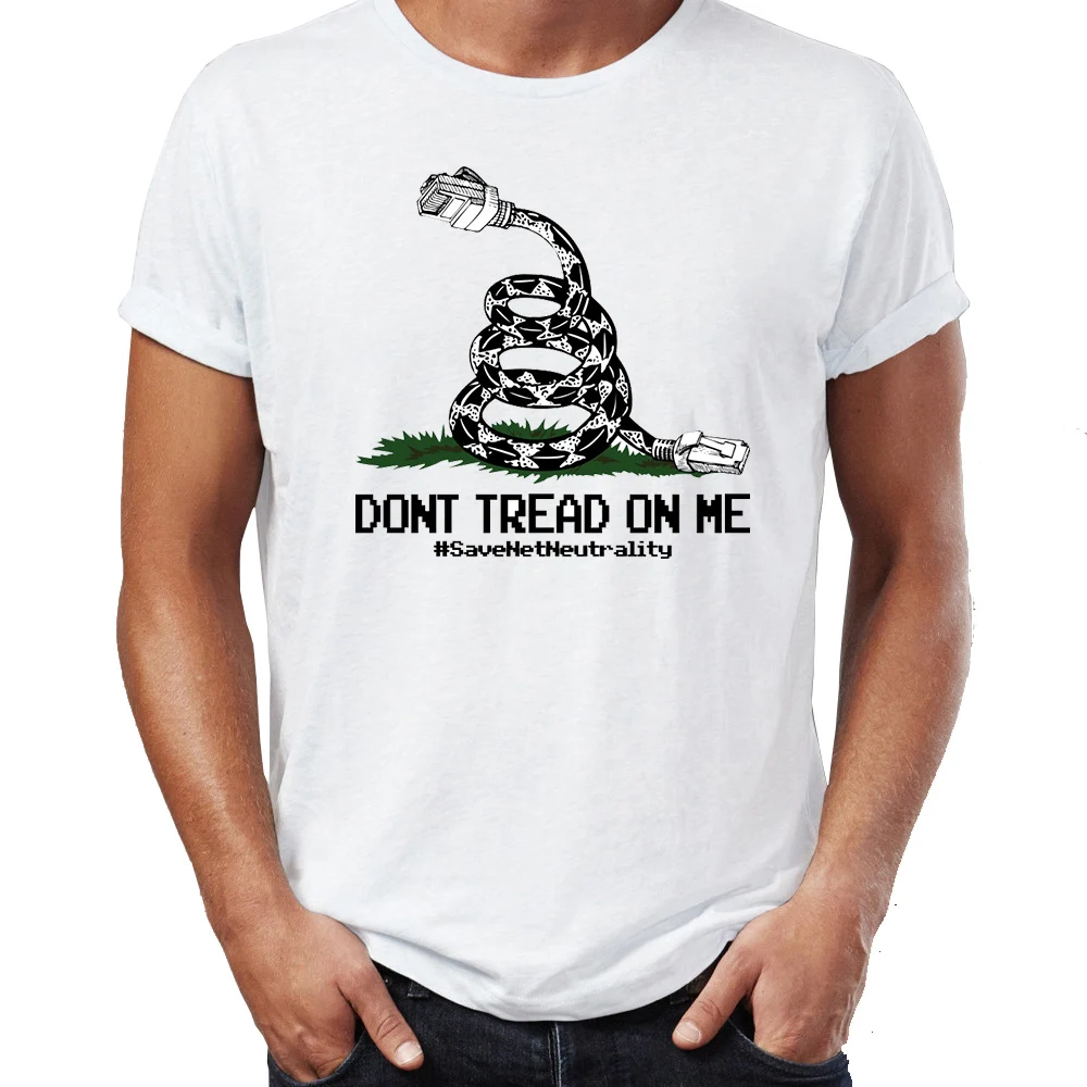 

Men's T Shirt Support Net Neutrality Save The Internet Statement Tee