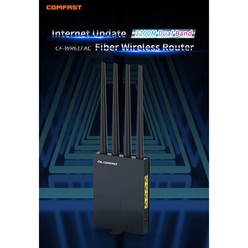 COM Быстрый CF WR617AC двухдиапазонный гигабитный корпоративный маршрутизатор WiFi
