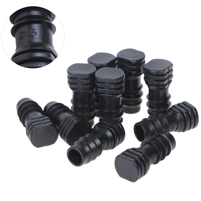Details about   10 Pcs 16 mm End plugs pipe fittings plastic water hose connector Durable Plasti 