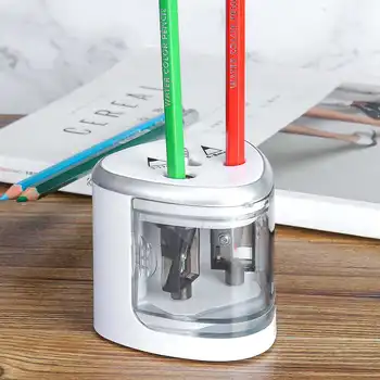 

New Automatic Pencil Sharpener Stationery Electric Pencil Sharpener Pen Knife Student School Supplies Office Christmas Gift