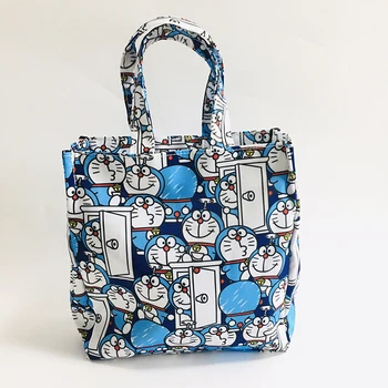 

IVYYE Melody Doraemon Fashion Portable Lunch Bags Cartoon Picnic Bag Food Box Tote Warm Storage For Women Girls Kids New