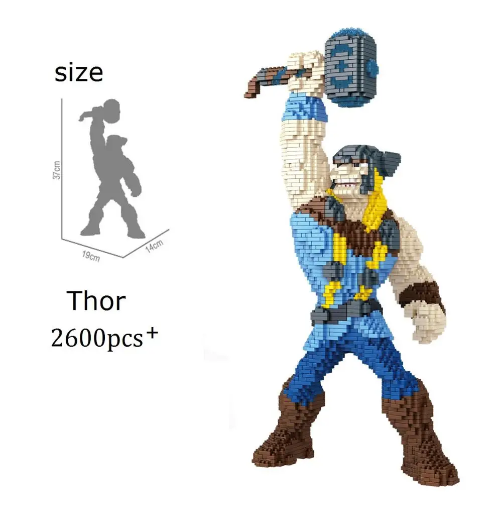 2100-3200 шт 21810-21819 маленькие блоки большой размер супер герой модель Строительная игрушка мультфильм аукцион фигурка кирпичи для детей Подарки - Цвет: 21812 no box