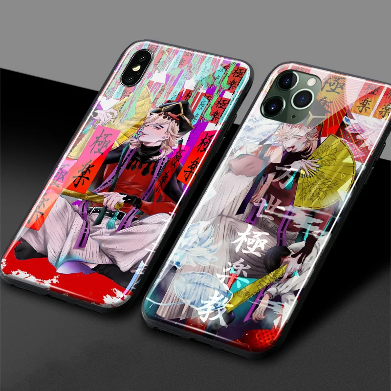 Doma Kimetsu no Yaiba аниме мягкий силиконовый стеклянный чехол для телефона Apple iPhone SE 6 6s 7 8