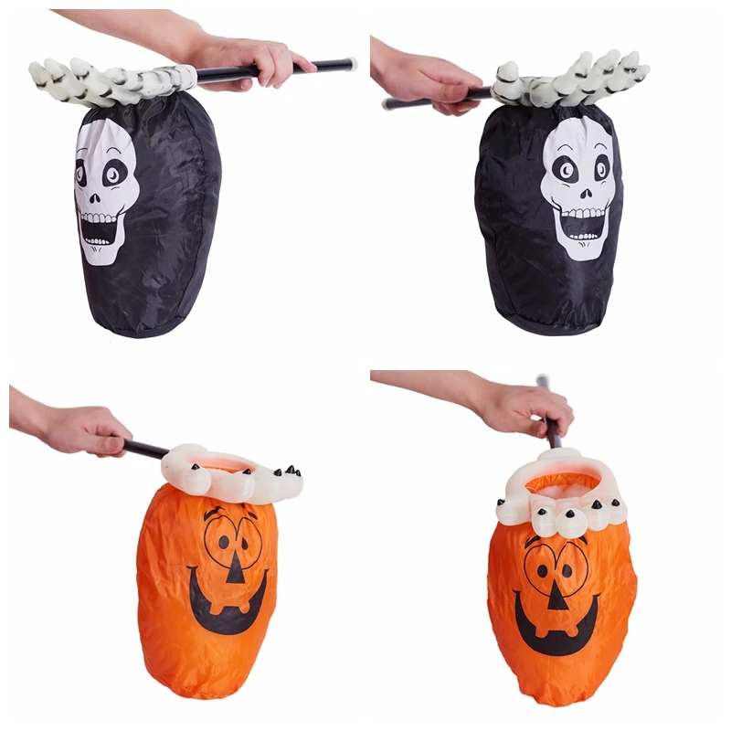 

Halloween Candy Bag Children Soul Props Ghost Festival Gifts Personality Creative Palms Pumpkin Treat Bag Prank Kids Gift