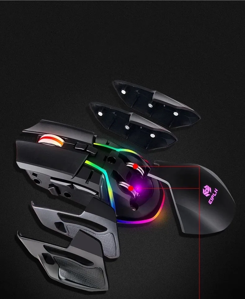 

Esports game mouse A computer mouse USB interface design, stronger and more stable compatibility Cool breathing lamp Wired mouse