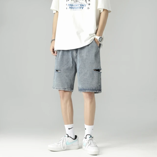 OEIN Summer Mens Denim Shorts New Beach 