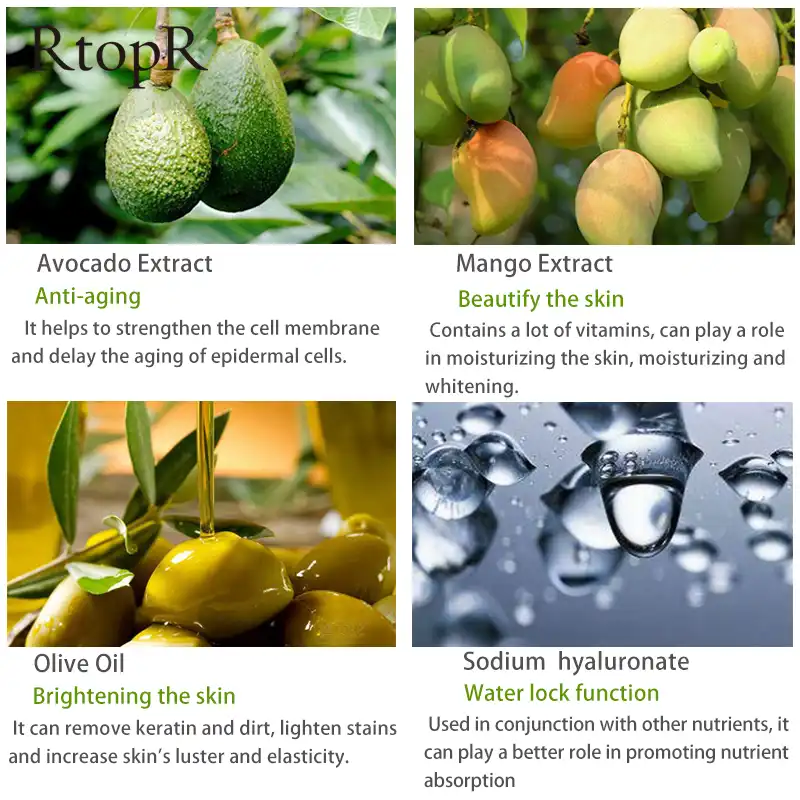 Rtopr マンゴー引き締めスキンに潤いアンチエイジング首クリーム毛穴収縮改善くすみオリーブ Peptid クリームスキンケアセット 顔用セルフタナー ブロンザー Aliexpress