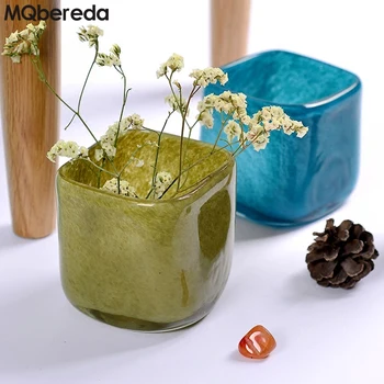 

New Modern Creative Vase Minimalist Mini Glass Pots Succulents Zakka Small Pot of Home Furniture and Ornaments