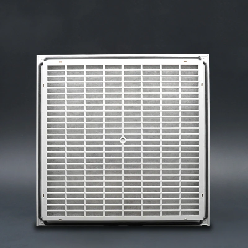 323*323mm Cabinet Ventilation Filter, Set Shutters Cover, Fan Grille Louvers Blower,Exhaust Fan Filter for 22082 fan FK6626.300
