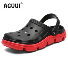 Мужские сандалии; летние сабо; мужские пляжные сандалии; Zuecos; мужские шлепанцы; Sandalias Hombre; размеры 39-45