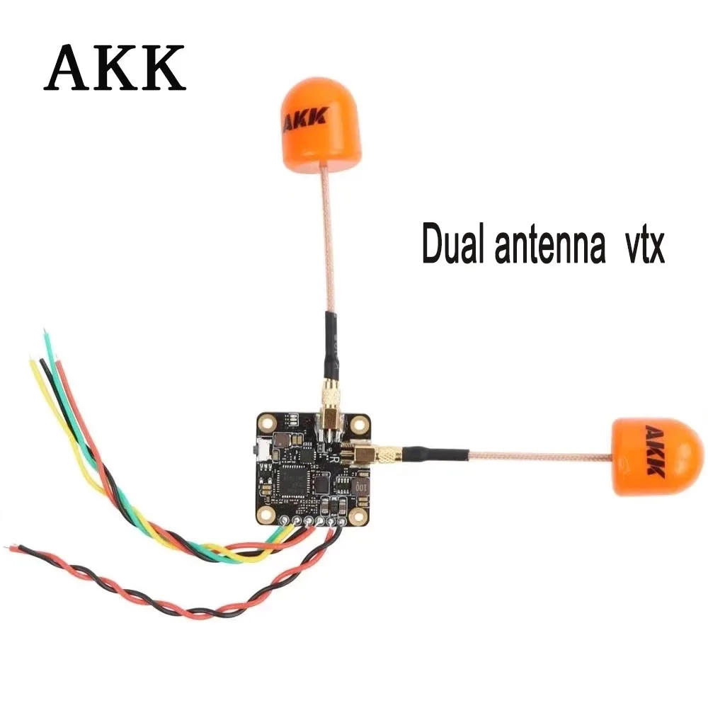 AKK K1919 New Era Dual Antenna VTX Support both Smart Audio and Tramp Free Antennas FPV System