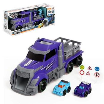 

Truck-tracking "Autobot" with toy cars, transformers