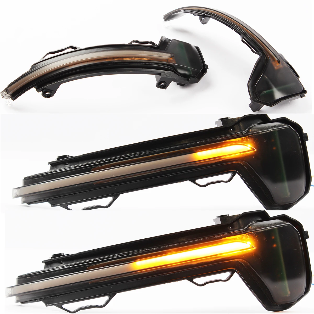 Left + Right Dynamic Led Wing Door Turn Signal Light Mirror Indicator