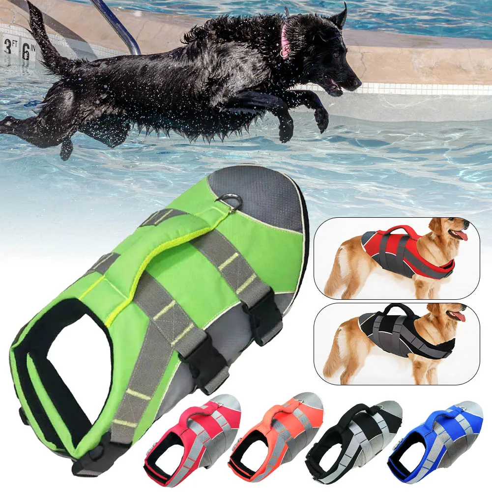 Economical Pet Dog Life Vest Reflective Safety Clothes Waterproof Breathable for Summer ds99 | Дом и сад