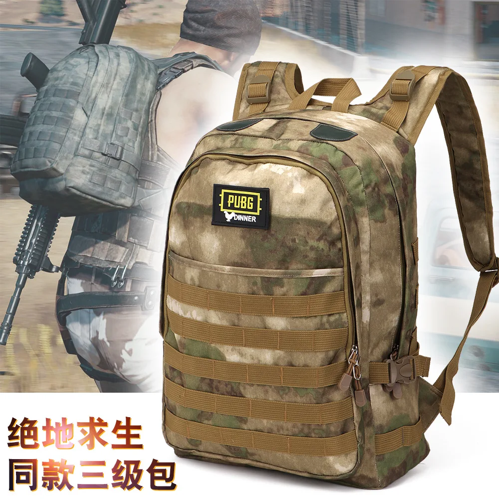 

Jedi Survival PUBG Game Celebrity Style Chicken Level Three Bag Camouflage Backpack Students Computer School Bag Tactical Backpa