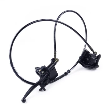 

DWCX 6.3 cm Black Motorcycle Hydraulic Rear Disc Brake Caliper System Aluminum Fit for 50cc-125cc Quad Dirt Bike ATV Buggy