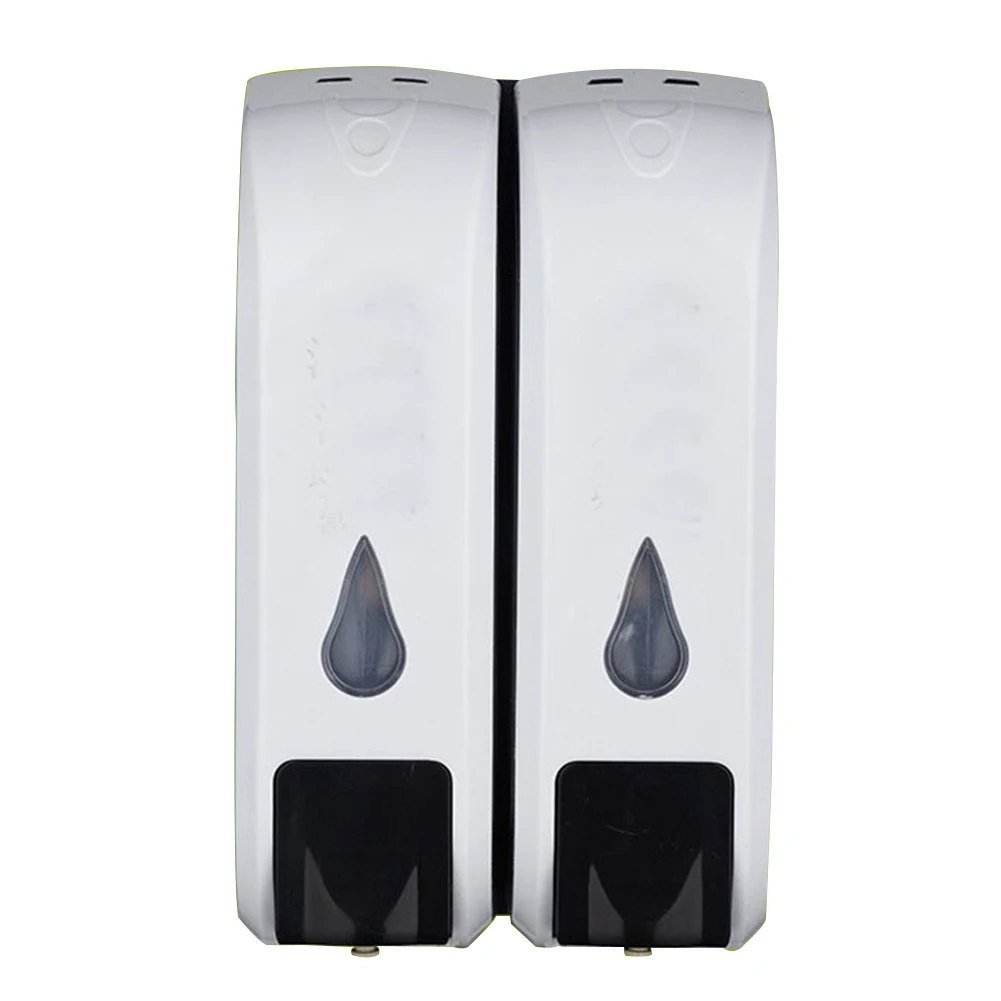 

Shower Practical Dual Way Hotel Refill Space Saving Manual Press Wall Mounted Soap Dispenser Shampoo ABS Hand Wash Container