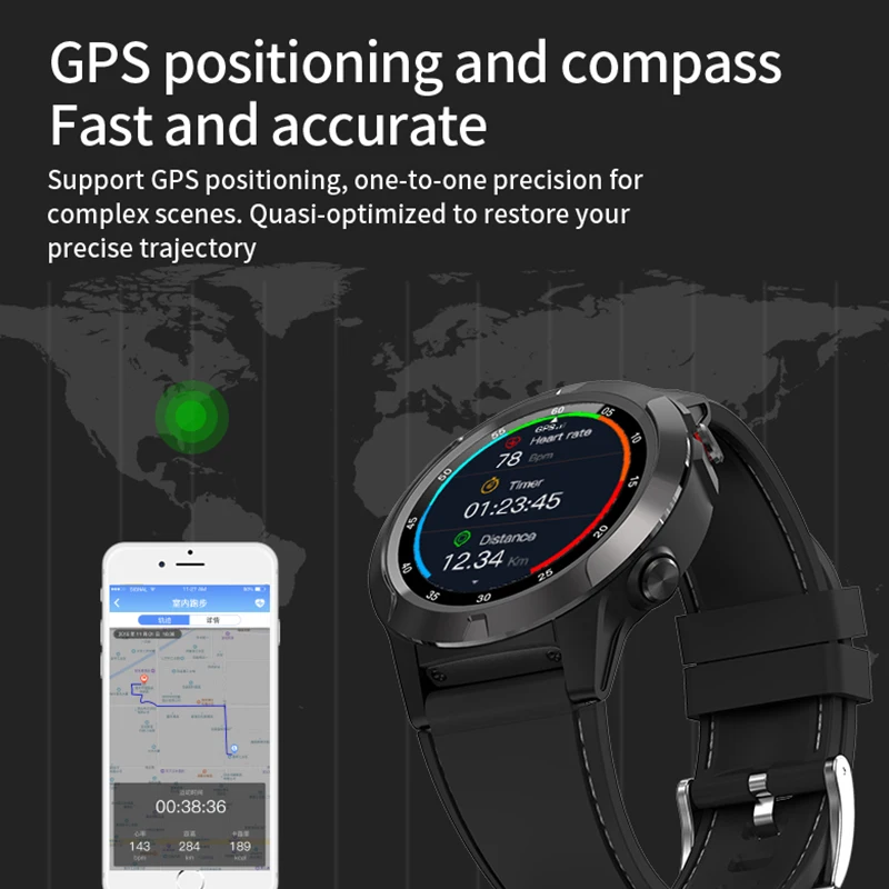 Смарт часы с GPS компасом bluetooth пультом ДУ|Смарт-браслеты| |