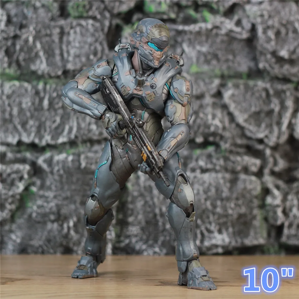 Halo 5 Guardians Helmeted Spartan Locke 10 &quot25 см Роскошная Фигурка Статуя оригинальная mcfarlan дюймов