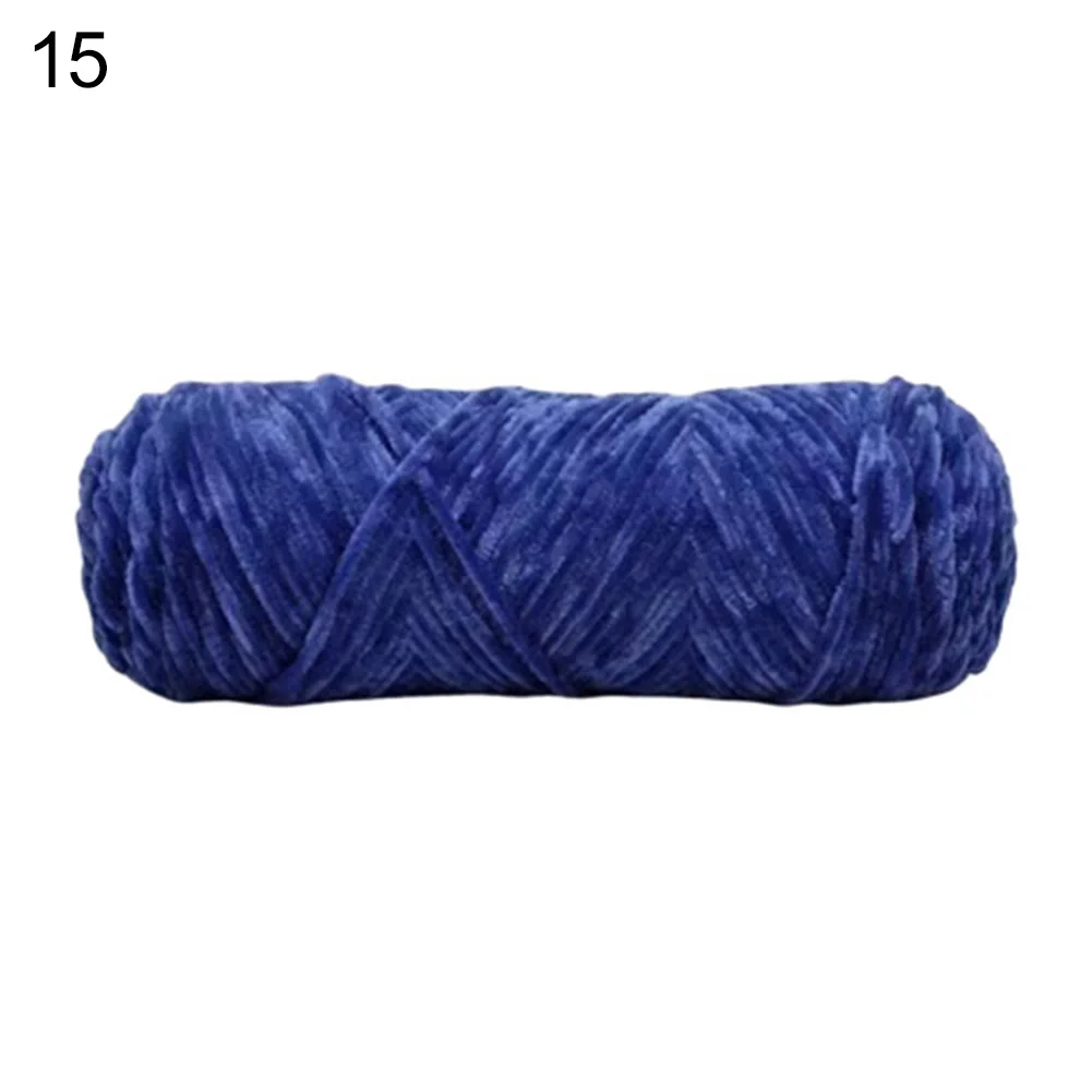 Вязание крючком плюш бархатная нить ручной работы пряжа DIY Швейные аксессуары - Цвет: 15