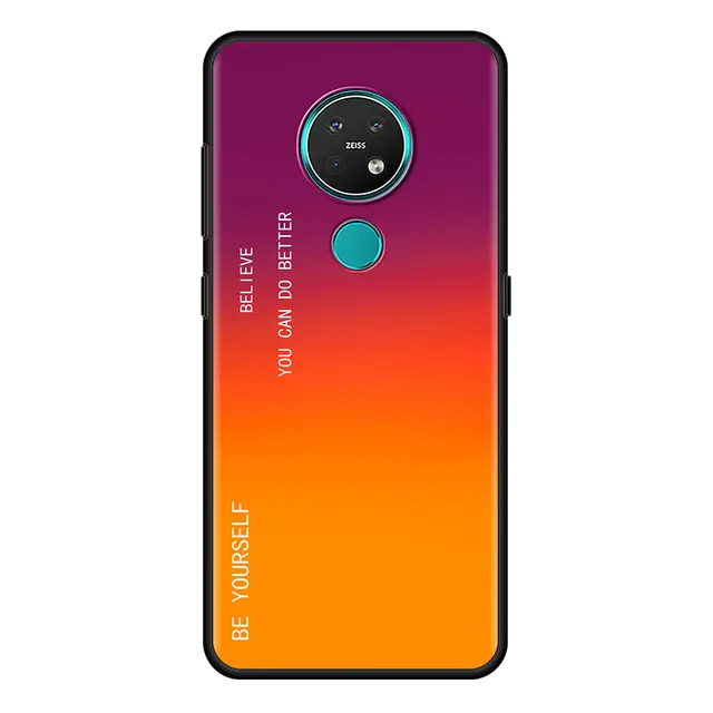 Gradient BE YOURSELF Cell Phone Case for Nokia 5.4 7.2 3.4 5.3 2.3 3.2 8.3 5G 2.4 2.2 4.2 1.3 1.4 C20 G20 X20 Cover Coque B03