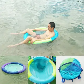 

Swimming Floating Bed Summer Water Hammock Foldable Inflatable Row Air Mattress Swimming Pool Floating Sleeping
