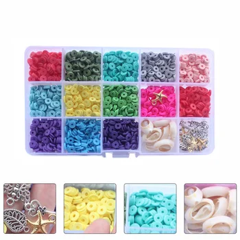 

1 Box of DIY Bracelet Set Polymer Clay Accessory DIY Wrist String for Party