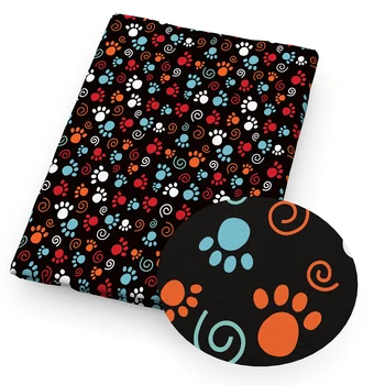 

David accessories 20*34cm Foot Print 100% Cotton Fabric for Sewing Dress Cloth Making DIY Cushion Cover,c13174