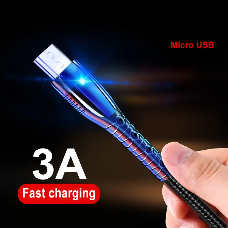 Marjay Micro USB кабель 2.4A быстрое зарядное устройство данных цинковый сплав кабель для samsung Xiaomi LG планшет мобильный телефон кабель Usb Micro Usb