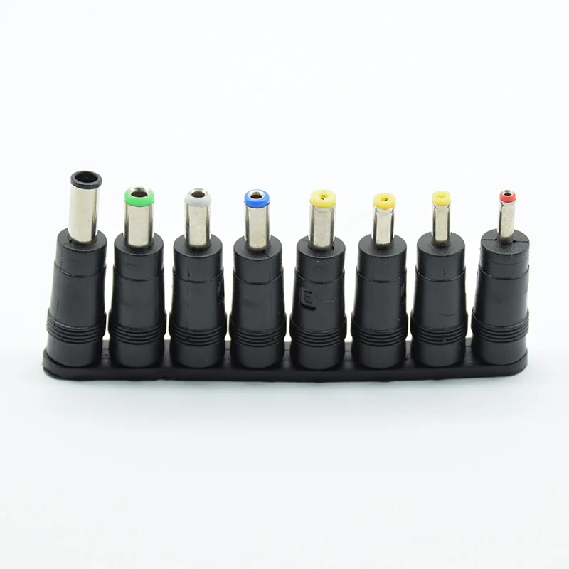 

8pcs/5pcs 5.5*2.1 to Universal Laptop DC Power Supply Adapter AC DC Jack Charger Connectors Power Adapter Conversion plug