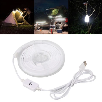 

USB Touch Switch LED Tent Light Light Strip For Outdoor Camping 210cm ＜1W